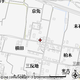 徳島県三好郡東みよし町西庄京免周辺の地図