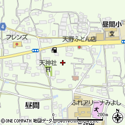 徳島県三好郡東みよし町昼間3461周辺の地図
