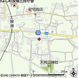 徳島県三好郡東みよし町昼間3234周辺の地図