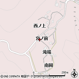 徳島県三好市池田町西山宮ノ前周辺の地図