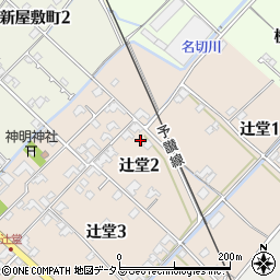 愛媛県今治市辻堂2丁目周辺の地図