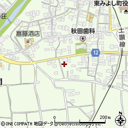 徳島県三好郡東みよし町昼間3057周辺の地図