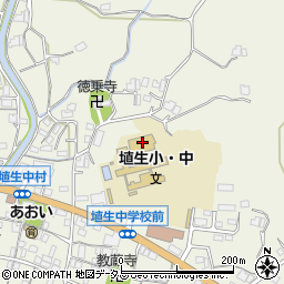 山口県山陽小野田市埴生284周辺の地図