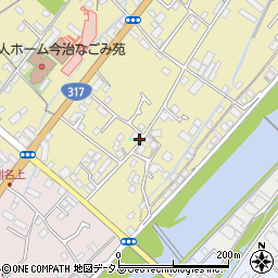 愛媛県今治市別名122周辺の地図