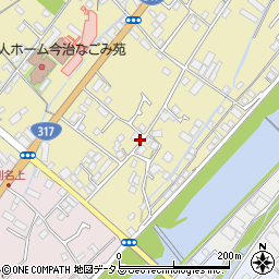 愛媛県今治市別名122周辺の地図