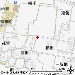 徳島県三好郡東みよし町西庄横田周辺の地図