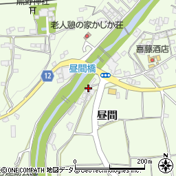 徳島県三好郡東みよし町昼間2521周辺の地図