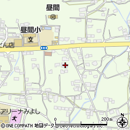徳島県三好郡東みよし町昼間1558周辺の地図
