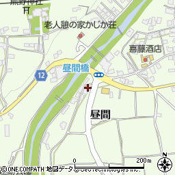 徳島県三好郡東みよし町昼間2520周辺の地図