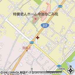 愛媛県今治市別名231-1周辺の地図