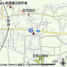 徳島県三好郡東みよし町昼間3230周辺の地図