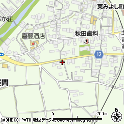 徳島県三好郡東みよし町昼間3053周辺の地図