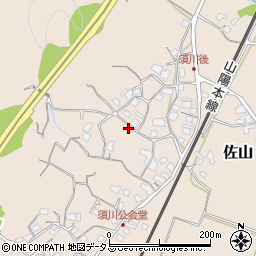 山口県山口市佐山3432周辺の地図