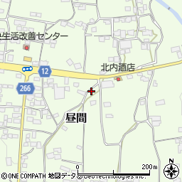 徳島県三好郡東みよし町昼間727周辺の地図