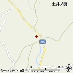 徳島県吉野川市美郷峠106-3周辺の地図