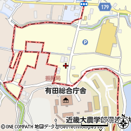 和歌山県有田郡有田川町熊井760周辺の地図