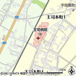 王司病院周辺の地図