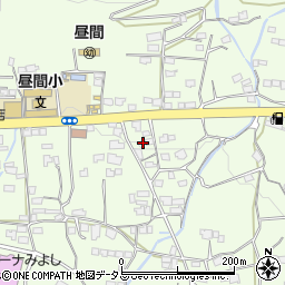 徳島県三好郡東みよし町昼間1562周辺の地図