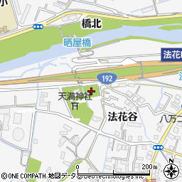 徳島県徳島市八万町法花谷周辺の地図