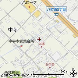 愛媛県今治市中寺625周辺の地図