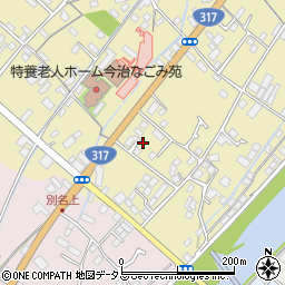 愛媛県今治市別名221周辺の地図