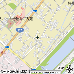 愛媛県今治市別名134-21周辺の地図