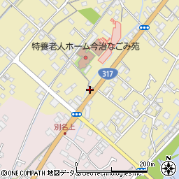 愛媛県今治市別名228周辺の地図