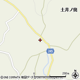 徳島県吉野川市美郷峠241周辺の地図