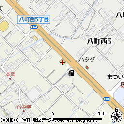 愛媛県今治市中寺599-1周辺の地図
