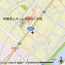 愛媛県今治市別名221-6周辺の地図