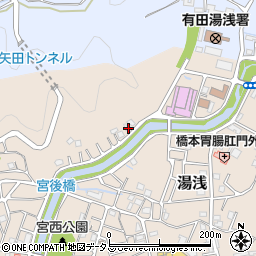 和歌山県有田郡湯浅町湯浅2552周辺の地図