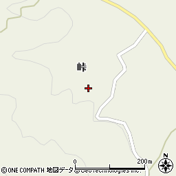 徳島県吉野川市美郷峠206周辺の地図