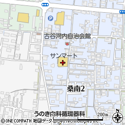 サンマート華城店周辺の地図