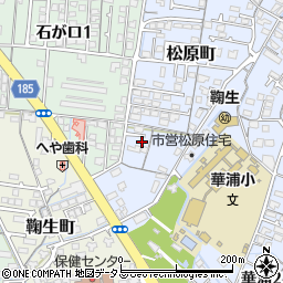 山口県防府市松原町7-53周辺の地図