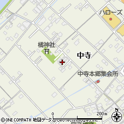 愛媛県今治市中寺858周辺の地図