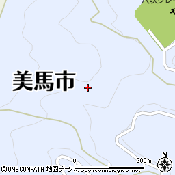 徳島県美馬市穴吹町口山馬内周辺の地図