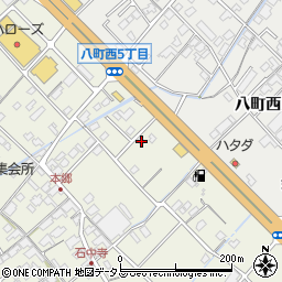 愛媛県今治市中寺604周辺の地図