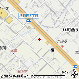 愛媛県今治市中寺605周辺の地図