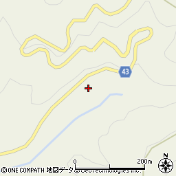 徳島県吉野川市美郷奥丸142周辺の地図