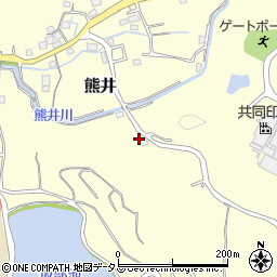 和歌山県有田郡有田川町熊井534-1周辺の地図