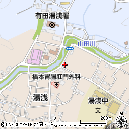 和歌山県有田郡湯浅町湯浅1836周辺の地図