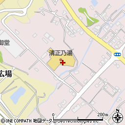 清正乃湯　竹庭貸別荘周辺の地図