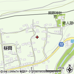 徳島県三好郡東みよし町昼間2943周辺の地図