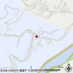 徳島県美馬市穴吹町口山平野周辺の地図