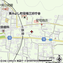 徳島県三好郡東みよし町昼間3159周辺の地図