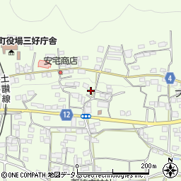 徳島県三好郡東みよし町昼間3215周辺の地図
