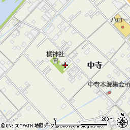 愛媛県今治市中寺853-2周辺の地図