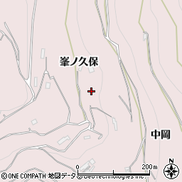 徳島県三好市池田町西山峯ノ久保2896周辺の地図