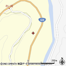 和歌山県有田郡有田川町修理川372周辺の地図