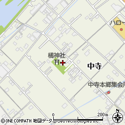 愛媛県今治市中寺853-3周辺の地図